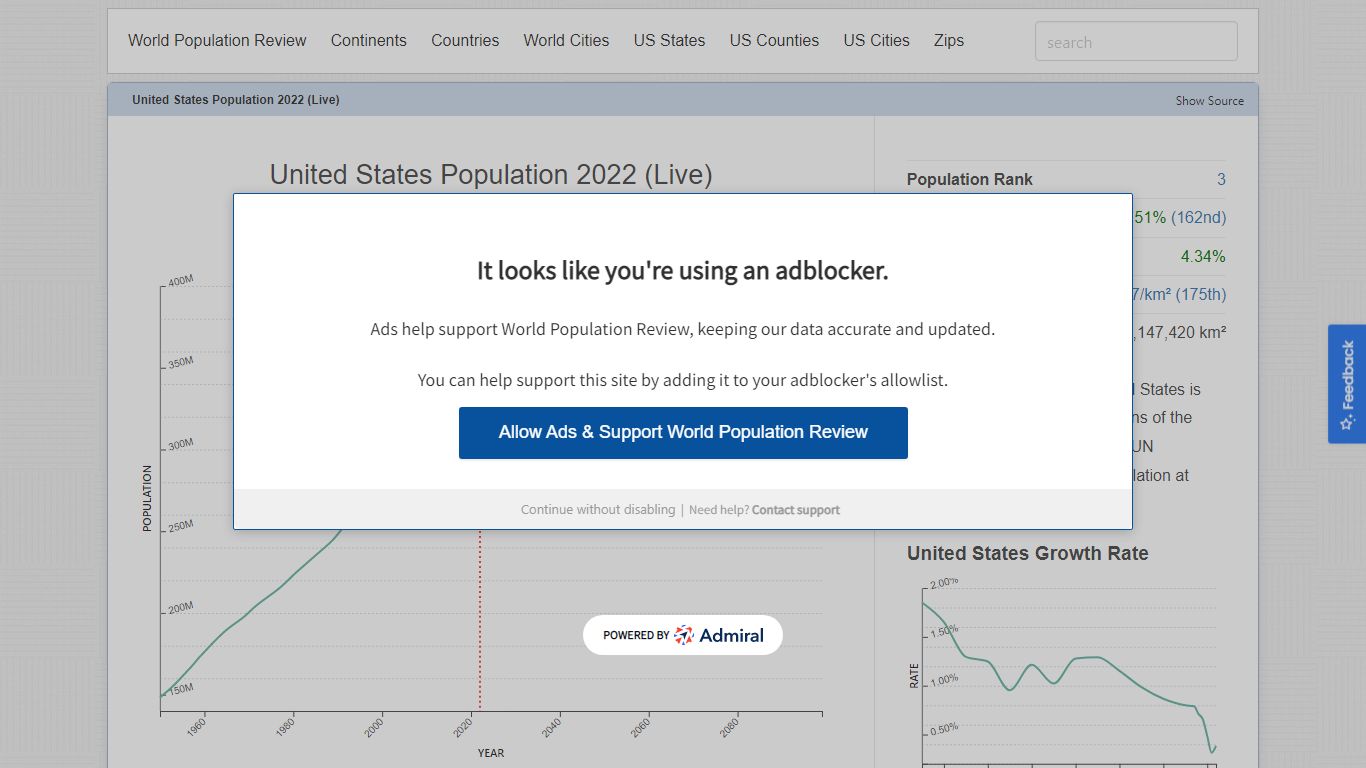 United States Population 2022 (Demographics, Maps, Graphs)